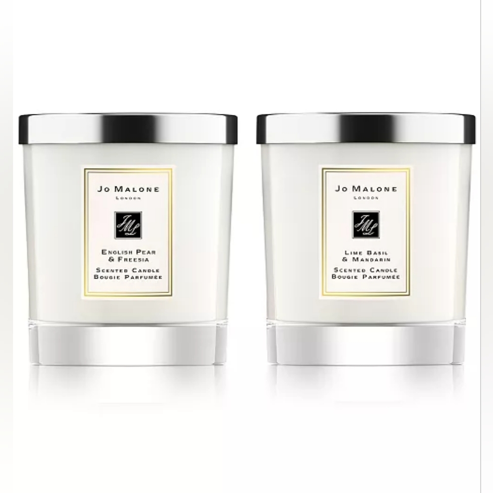 Jo Malone Candle Set English Pear and Freesia & Pomegranate Noir NWOT!